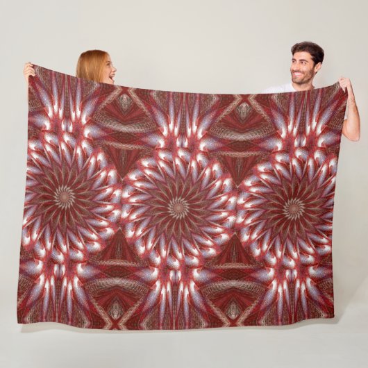 Witte Lotus 14 Fleece Deken (In situ)