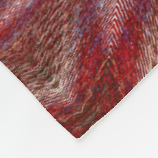 Witte Lotus 14 Fleece Deken (Hoek)