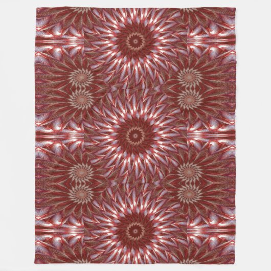 Witte Lotus 15 Fleece Deken (Voorkant)