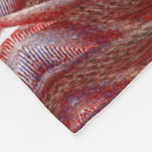 Witte Lotus 15 Fleece Deken (Hoek)