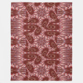 Witte Lotus 16 Fleece Deken (Voorkant)