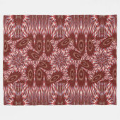 Witte Lotus 16 Fleece Deken (Voorkant (Horizontaal))