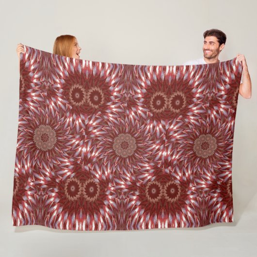 Witte Lotus 17 Fleece Deken (In situ)