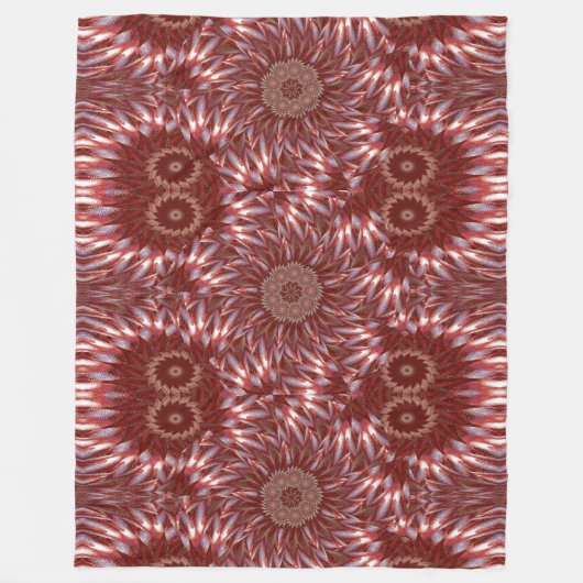 Witte Lotus 17 Fleece Deken (Voorkant)