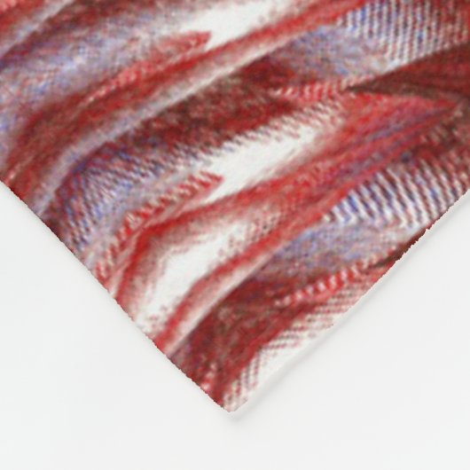 Witte Lotus 17 Fleece Deken (Hoek)