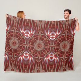 Witte Lotus 18 Fleece Deken