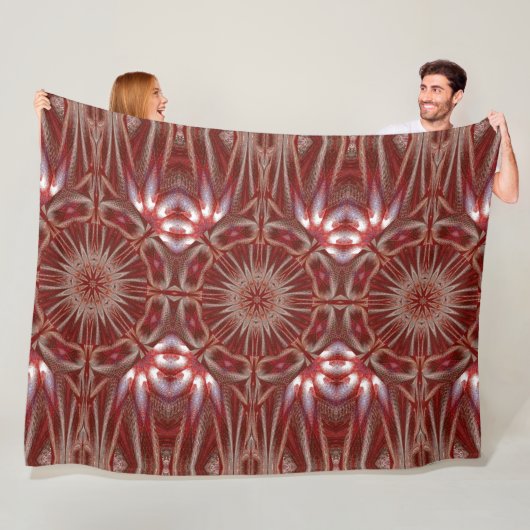 Witte Lotus 18 Fleece Deken (In situ)