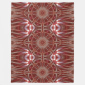 Witte Lotus 18 Fleece Deken (Voorkant)