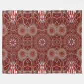 Witte Lotus 19 Fleece Deken (Voorkant (Horizontaal))