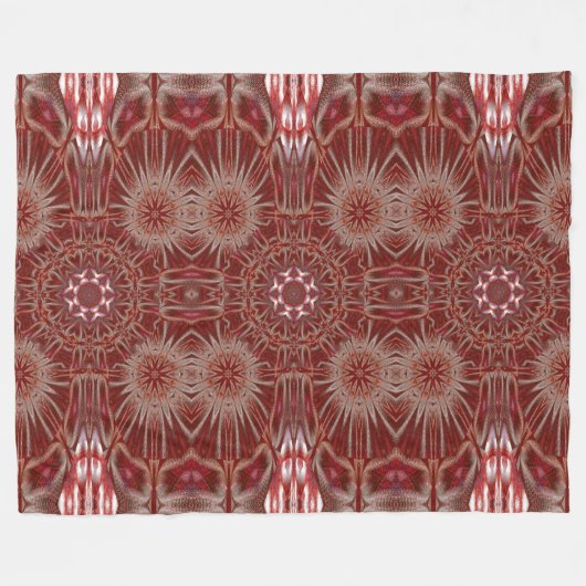 Witte Lotus 19 Fleece Deken (Voorkant (Horizontaal))