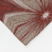 Witte Lotus 1 Fleece Deken (Hoek)