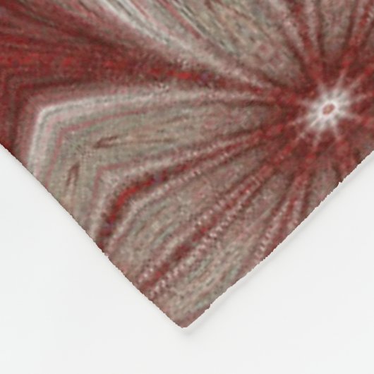 Witte Lotus 1 Fleece Deken (Hoek)