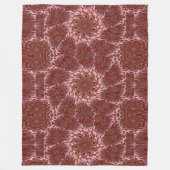 Witte Lotus 20 Fleece Deken (Voorkant)