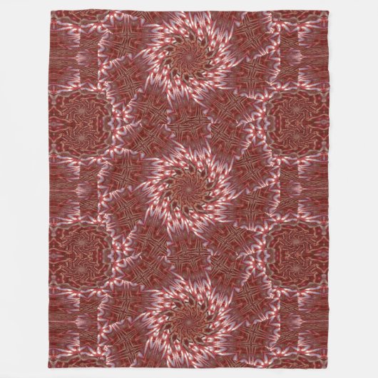 Witte Lotus 20 Fleece Deken (Voorkant)