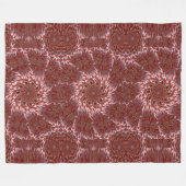 Witte Lotus 20 Fleece Deken (Voorkant (Horizontaal))