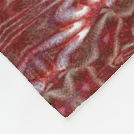 Witte Lotus 20 Fleece Deken (Hoek)