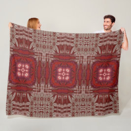 Witte Lotus 2 Fleece Deken