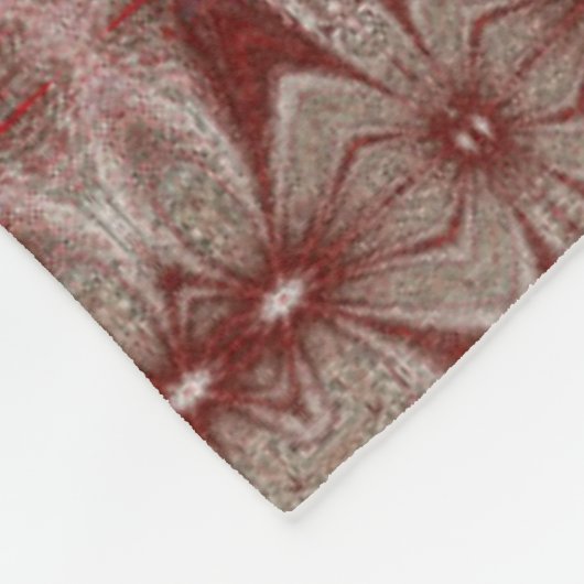 Witte Lotus 2 Fleece Deken (Hoek)