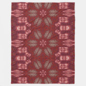 Witte Lotus 4 Fleece Deken (Voorkant)