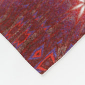 Witte Lotus 4 Fleece Deken (Hoek)