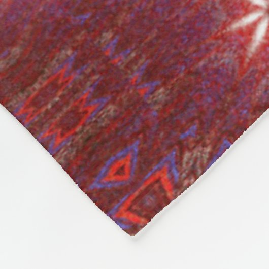 Witte Lotus 4 Fleece Deken (Hoek)