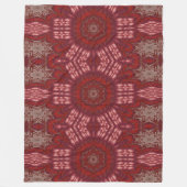 Witte Lotus 5 Fleece Deken (Voorkant)