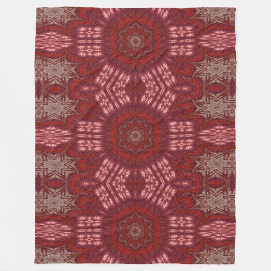 Witte Lotus 5 Fleece Deken (Voorkant)