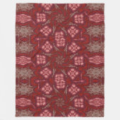 Witte Lotus 7 Fleece Deken (Voorkant)