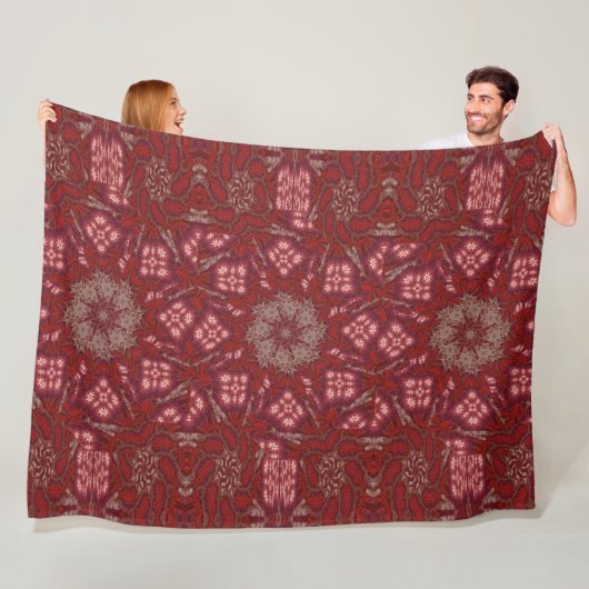 Witte Lotus 8 Fleece Deken (In situ)