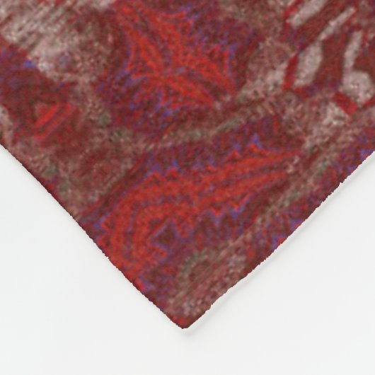 Witte Lotus 8 Fleece Deken (Hoek)