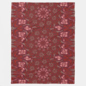 Witte Lotus 9 Fleece Deken (Voorkant)