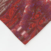 Witte Lotus 9 Fleece Deken (Hoek)