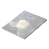 Witte Lotus bloem foto - Notitieblok (Linkerzijde)