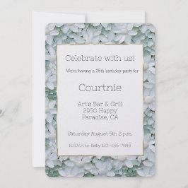 Witte Lotus bloemen verjaardag Kaart