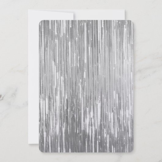 Witte Lotus bloemen verjaardag Kaart (Achterkant)