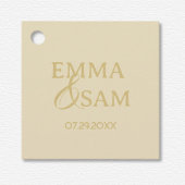 Witte Lotus bruiloft Bedankjes Labels