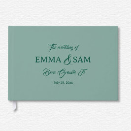 Witte Lotus bruiloft Gastenboek