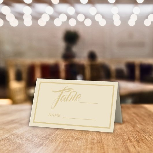 Witte Lotus Bruiloft Plaatskaartje