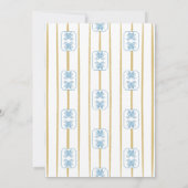 Witte Lotus bruiloft Save The Date (Achterkant)