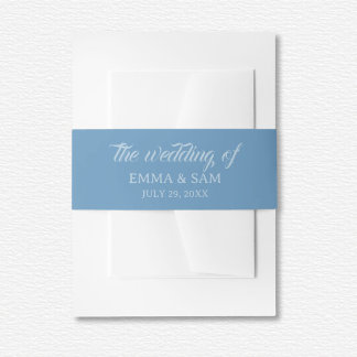 Witte Lotus bruiloft Uitnodigingen Wikkel