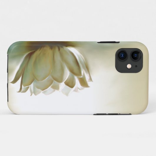 Witte Lotus Case-Mate iPhone Case (Achterkant (horizontaal))