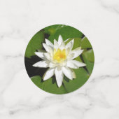Witte Lotus Confetti (Kleine voorkant)