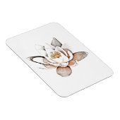 WITTE LOTUS FLEXIBEL FOTO MAGNET MAGNEET (Rechterzijde)