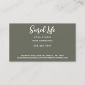 Witte Lotus Flowers, prachtige Natuur voor het gen Visitekaartje (Achterkant)