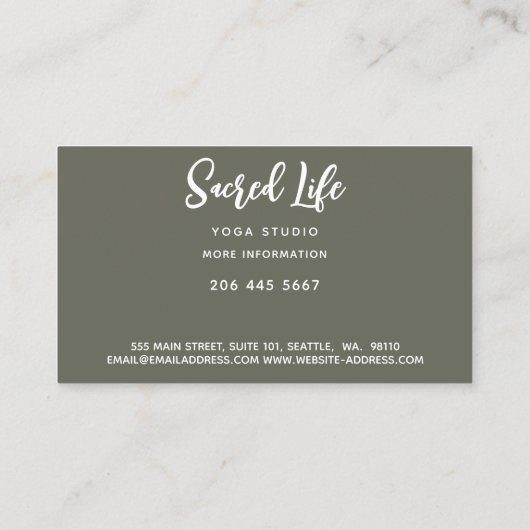 Witte Lotus Flowers, prachtige Natuur voor het gen Visitekaartje (Achterkant)