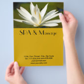 Witte lotus flyer (Hand)