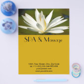 Witte lotus flyer (Enkel)