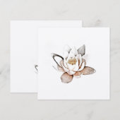 WITTE LOTUS KAART (Voorkant / Achterkant)