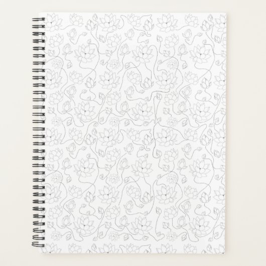 Witte Lotus Planner (Voorkant)