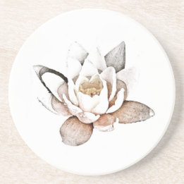 WITTE LOTUS SANDSTONE ONDERZETTER